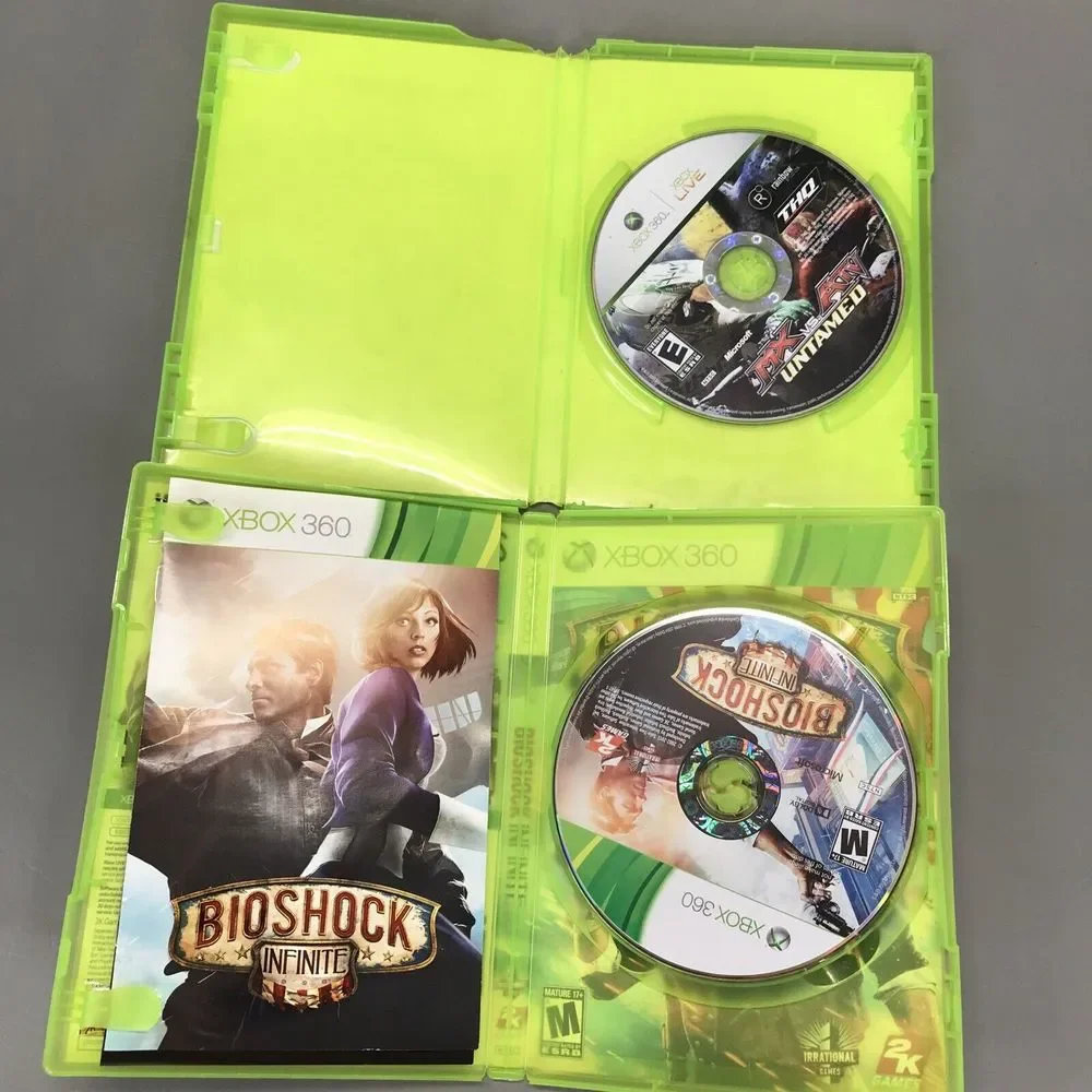 Microsoft Xbox 360 Games MX vs ATV Black Ops Gears of War Halo Bioshock lot of 7